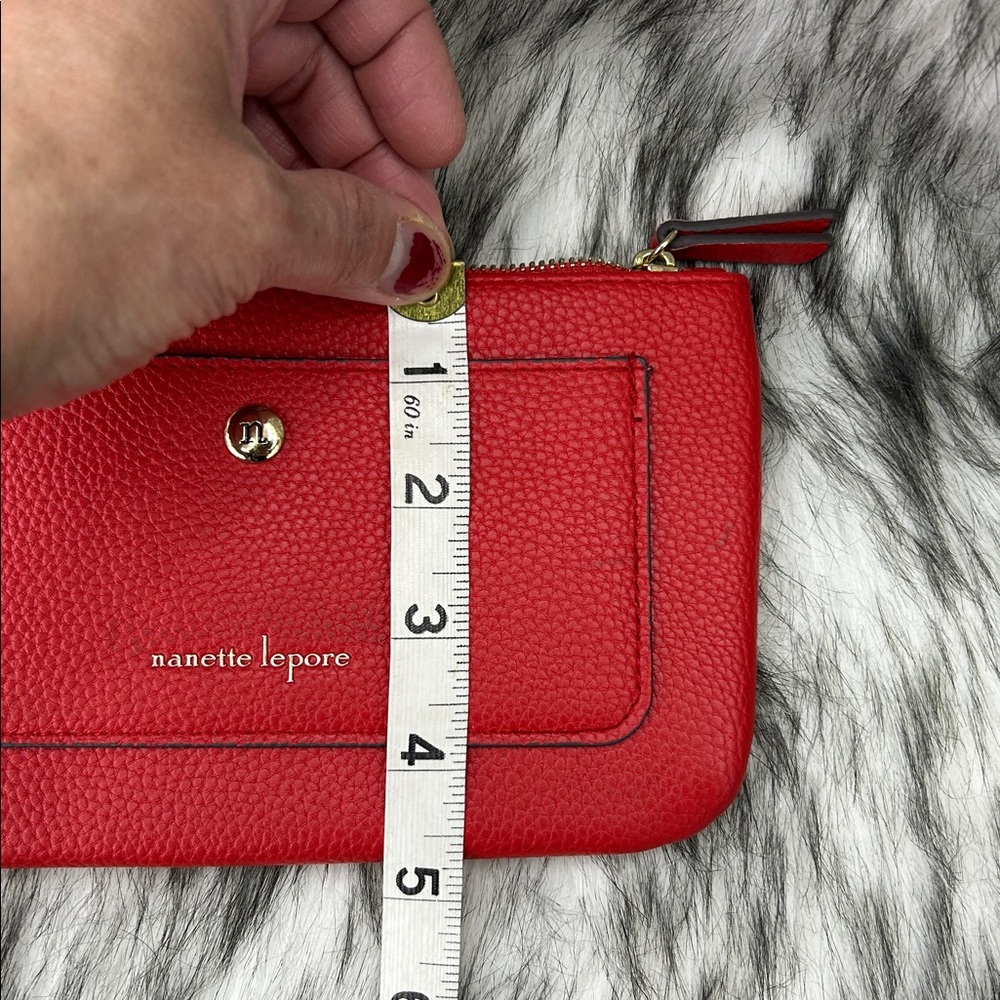 Nanette Lepore Vibrant Red Wristlet - Picture 11 of 11